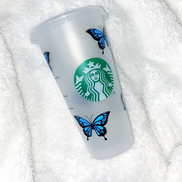Customizable Butterfly Starbucks Cold Cup - Picture 12 of 16